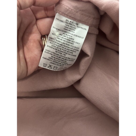 Slate & Slone Pink Men's Short Sleeve Button-Down Collar Slim Fit Shirt Medium - Picture 3 of 6